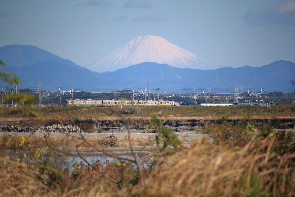 富士山と在来線