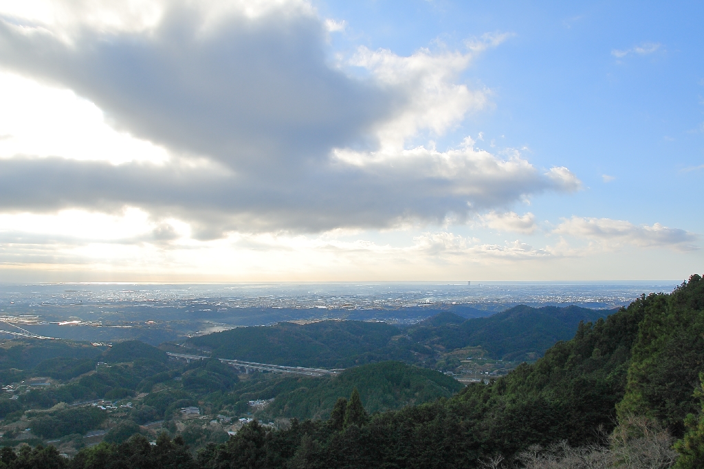 滝沢展望台からの風景