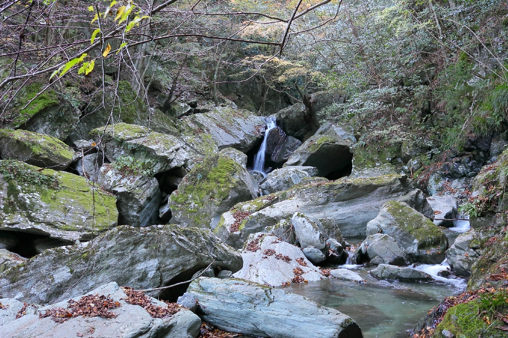 白倉峡の滝