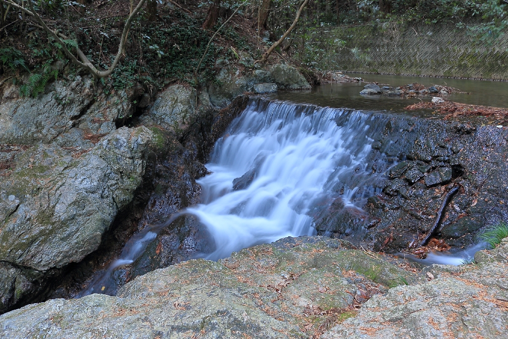 仙巌の滝の上段の滝
