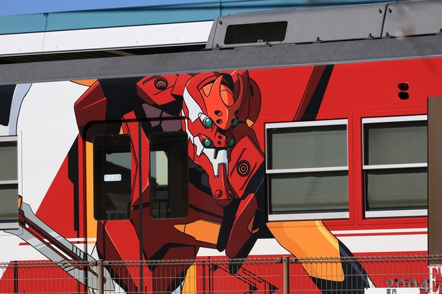 遠鉄電車「エヴァンゲリオン」ラッピング
